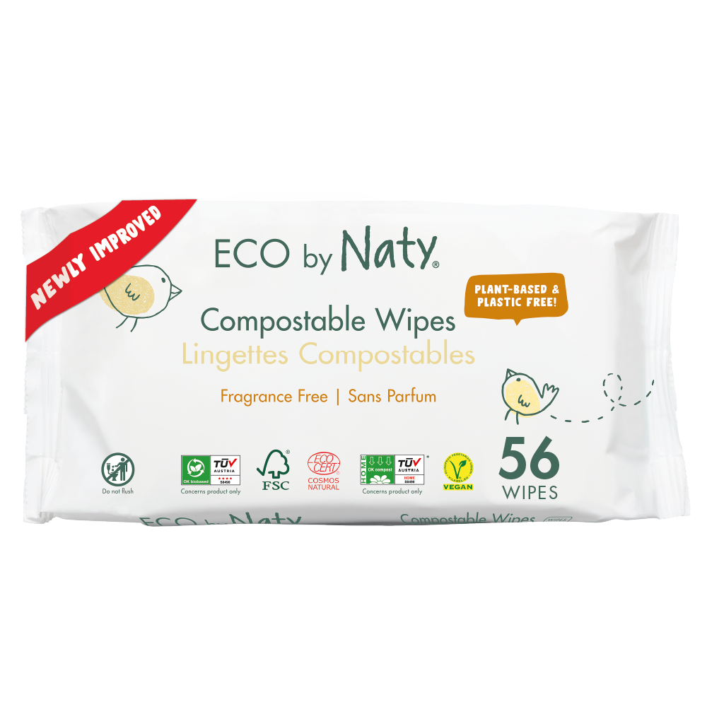 Unscented Wipes, , large, Eco by Naty